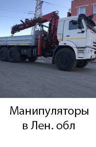 Манипуляторы по Санкт-Петербургу и области